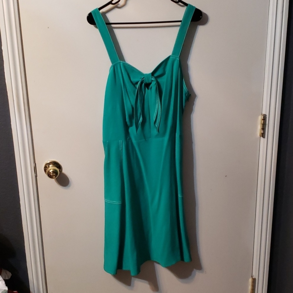 Teal sailor style dress XXL